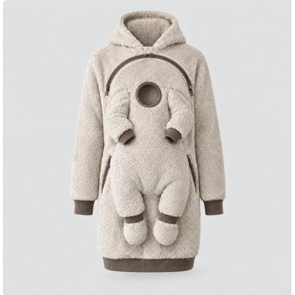Matching Mom & Baby Sherpa Hoodie Set