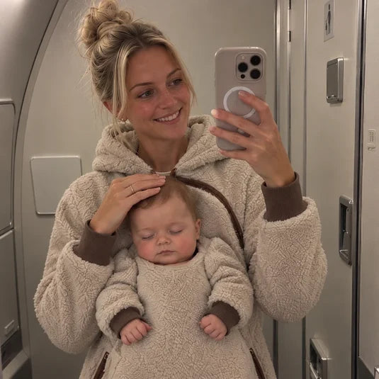 Matching Mom & Baby Sherpa Hoodie Set