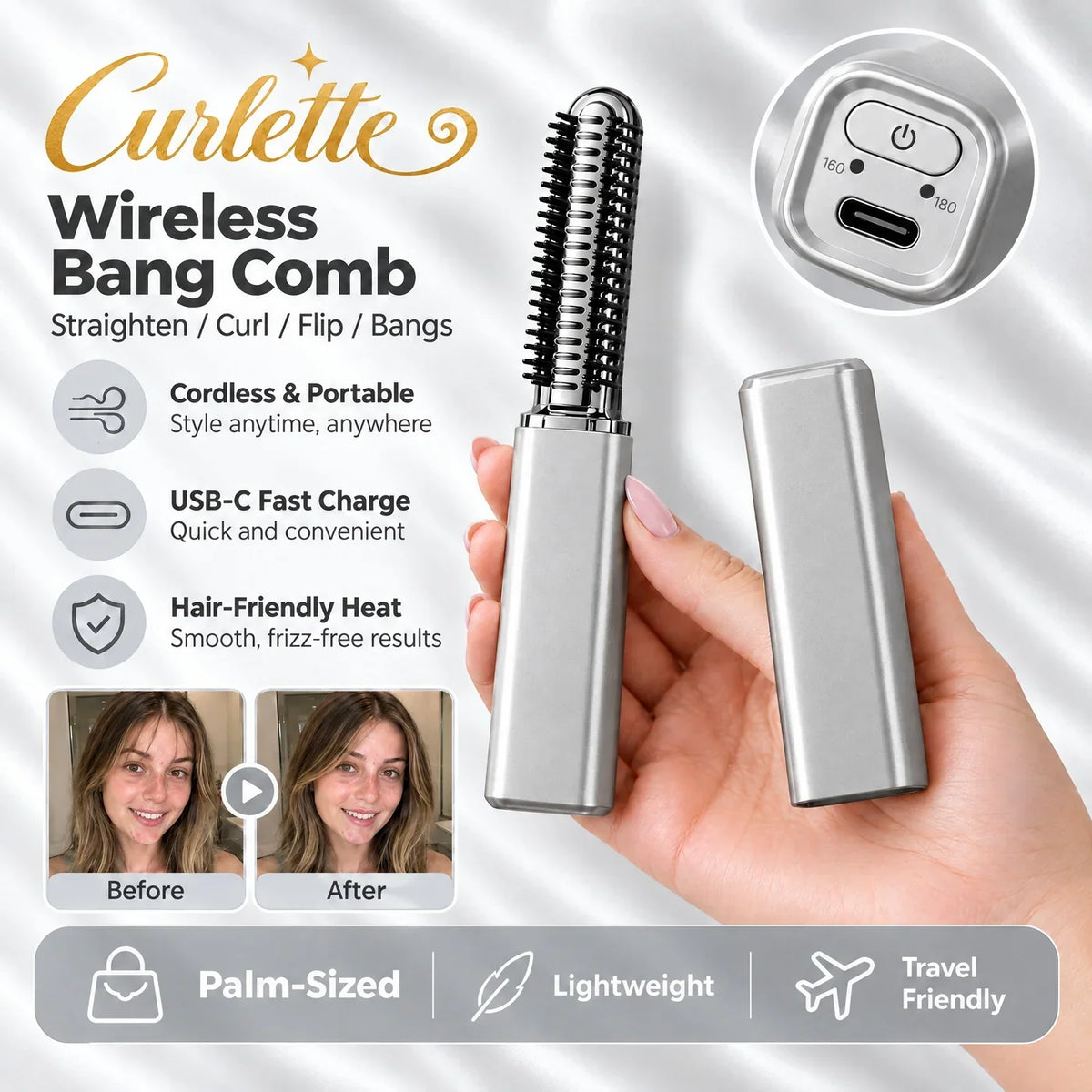 capsule straightening comb