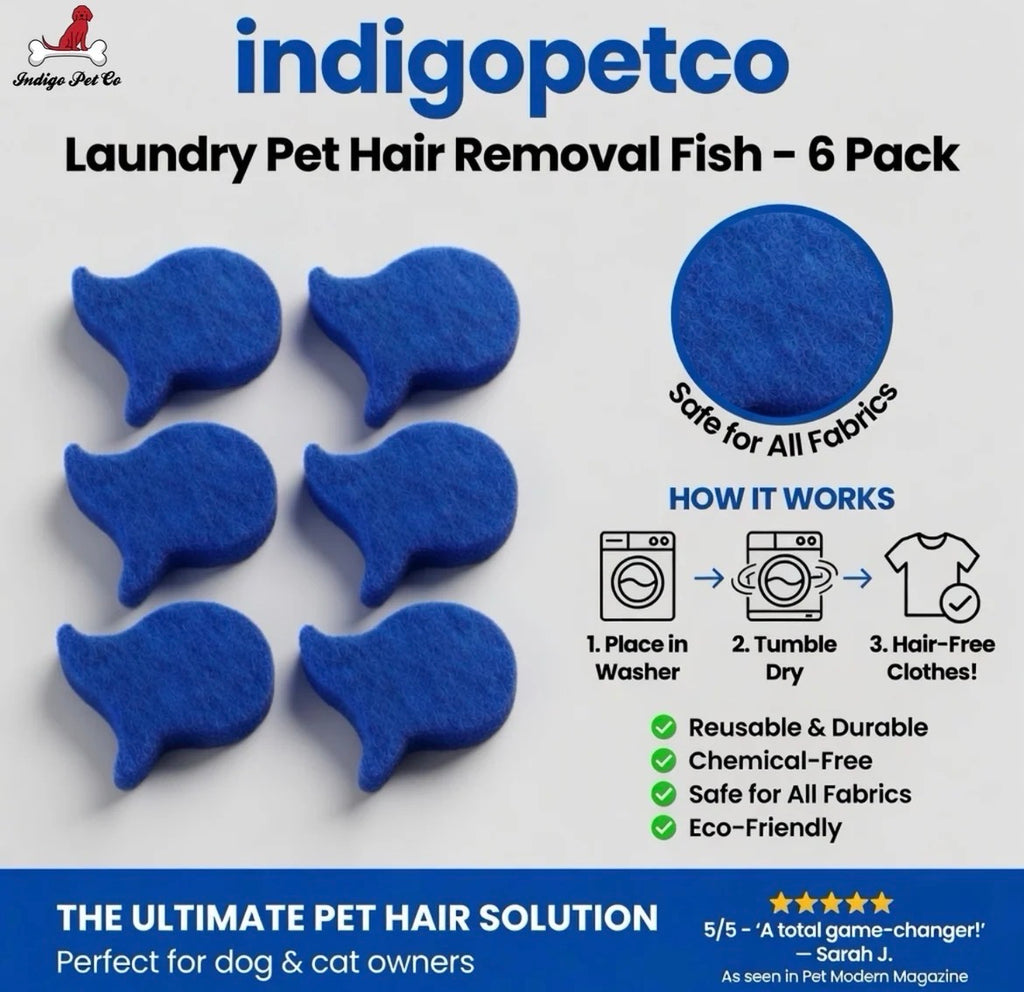Laundry Pet Hair Removal Fish - 6 Pack