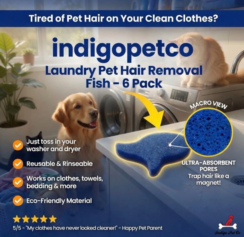 Laundry Pet Hair Removal Fish - 6 Pack