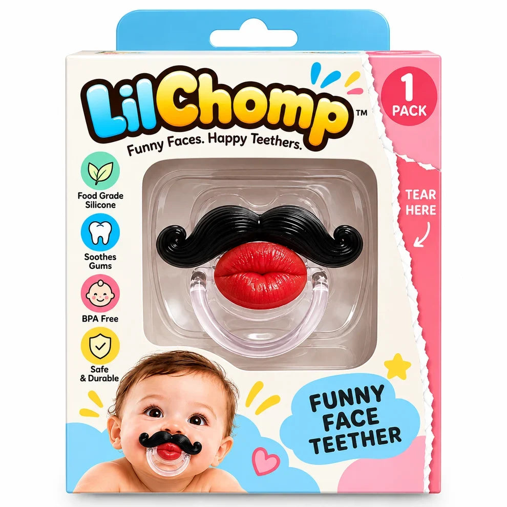 Funny Face Baby Teether