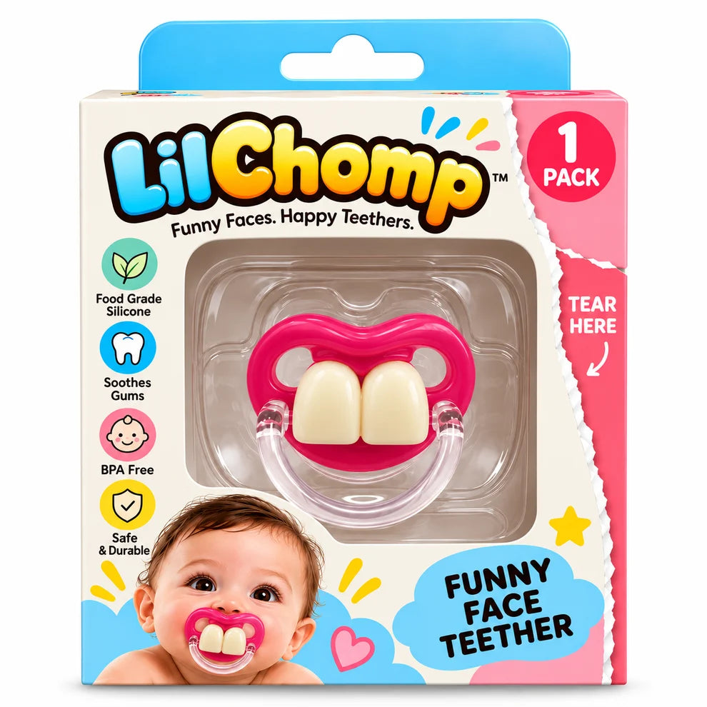 Funny Face Baby Teether