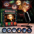 MerryGlass Car Window Christmas Projector | USB-Powered Holiday Scene Projector for Any Vehicle